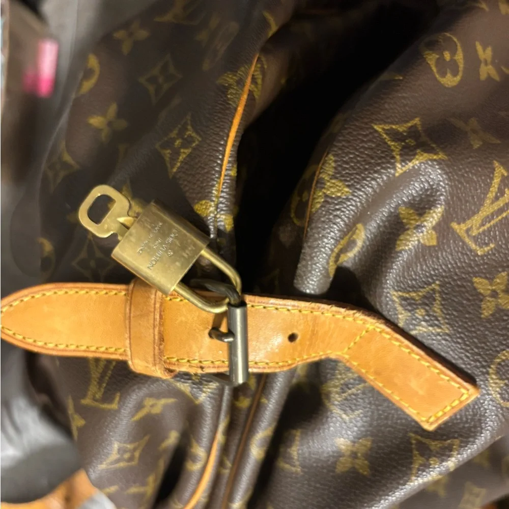 Louise Vuitton Large Saddle Bag Good Condition Great Corners Clean with COA